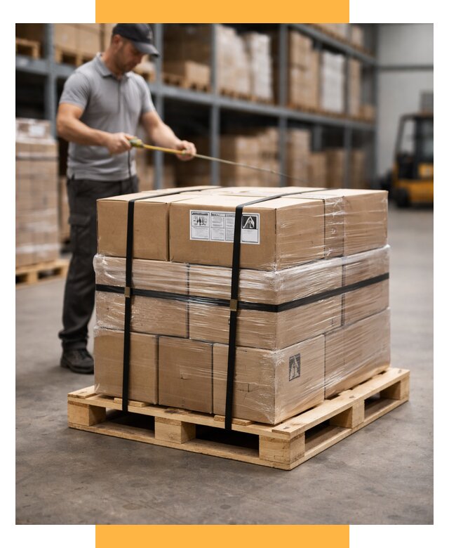Упаковка и паллетирование грузов от 3558 р. | СетСервис-Тбл