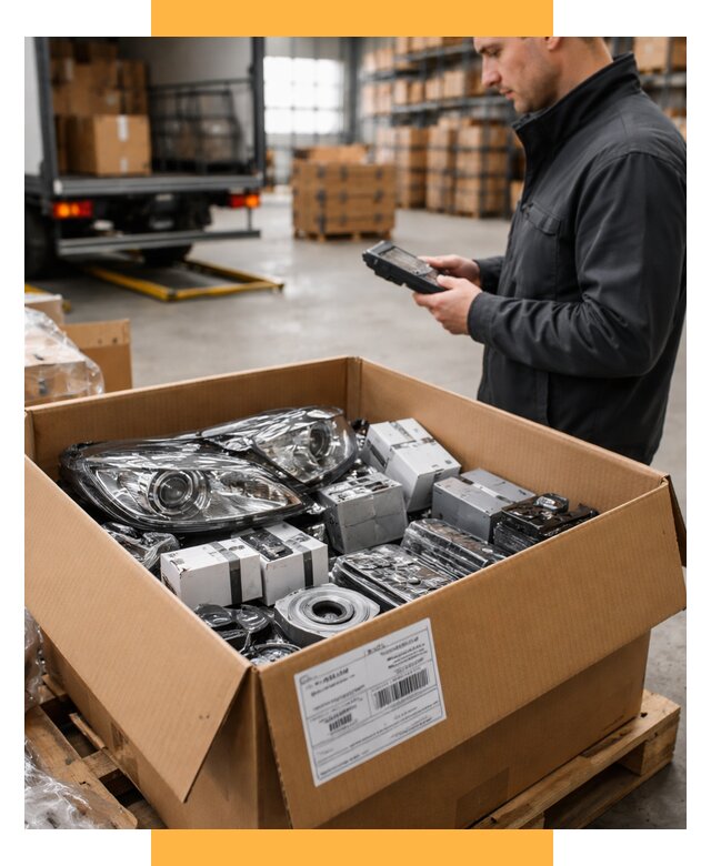 Доставка автозапчастей из Европы под ключ от 12709 р. | СетСервис-Тбл