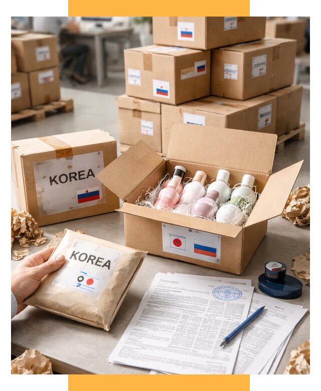 Доставка косметики из Кореи от 8642 р. под ключ | СетСервис-Тбл