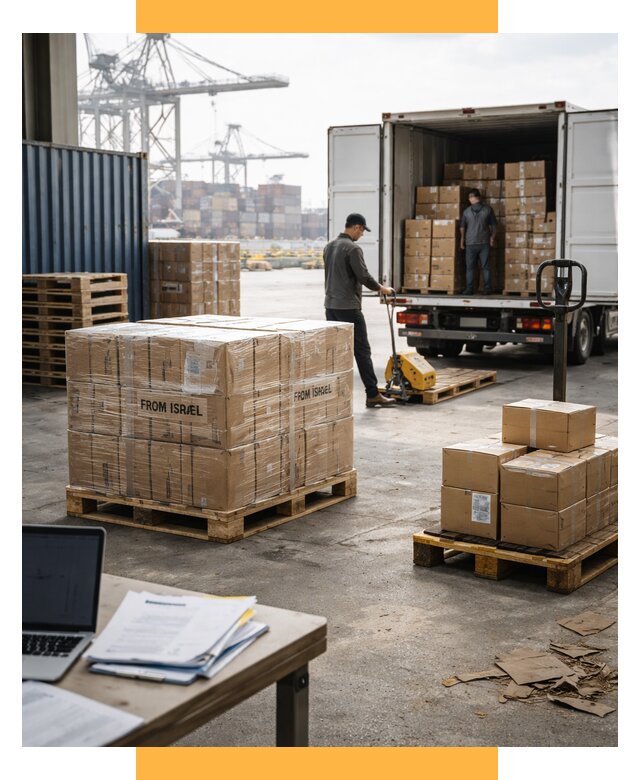 Доставка грузов из Израиля от 15251 р., логистика от СетСервис-Тбл