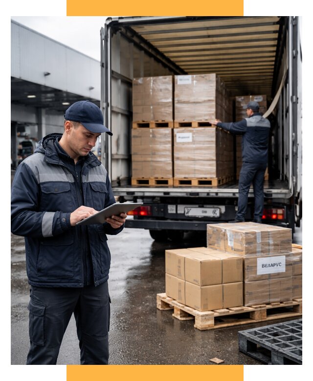 Доставка грузов из Беларуси от 15251 р. логистика СетСервис-Тбл
