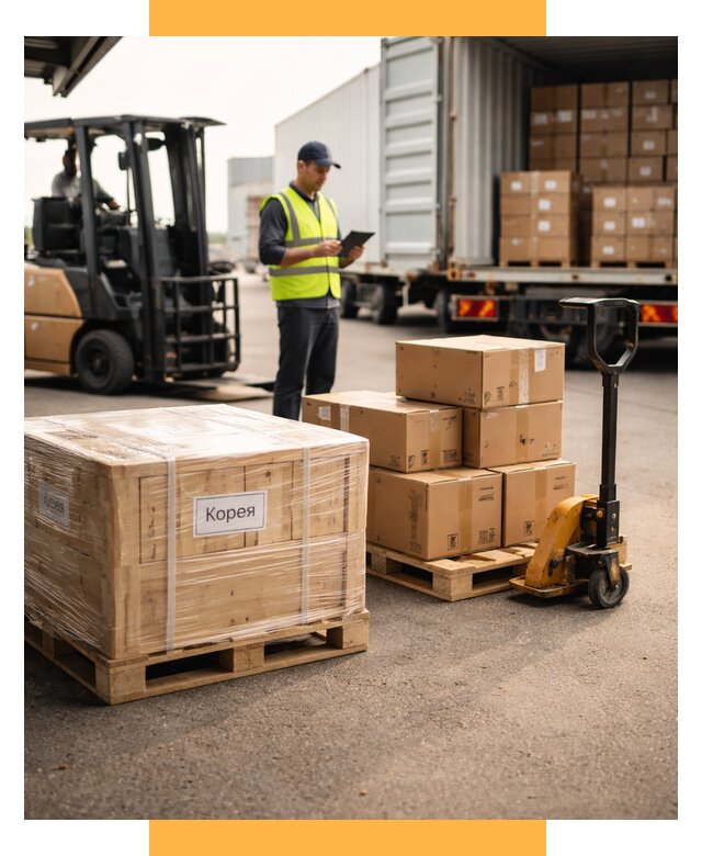 Доставка грузов в Корею из России от 35585 р. | СетСервис-Тбл