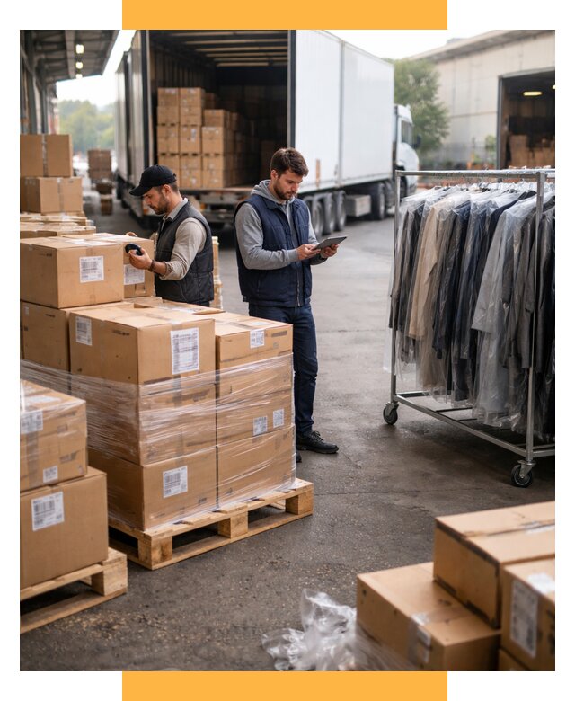 Перевозка и доставка одежды из Китая от 7625 р., СетСервис-Тбл