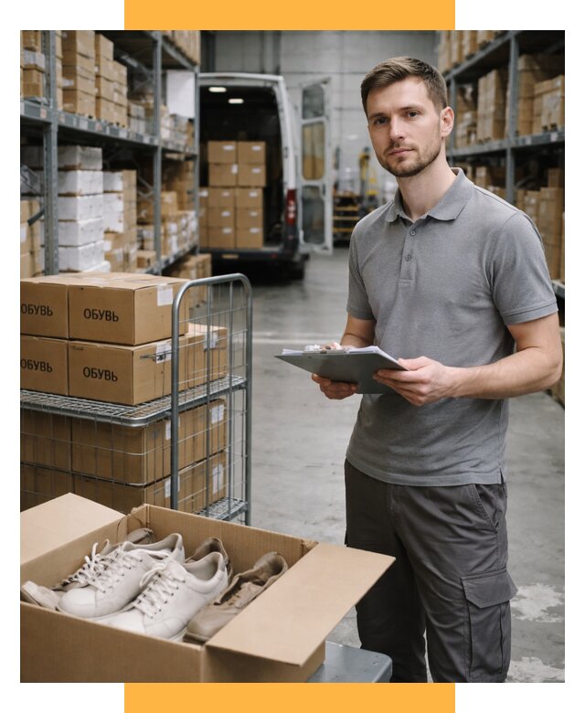 Доставка обуви из Китая и Турции от 4575 р. СетСервис-Тбл