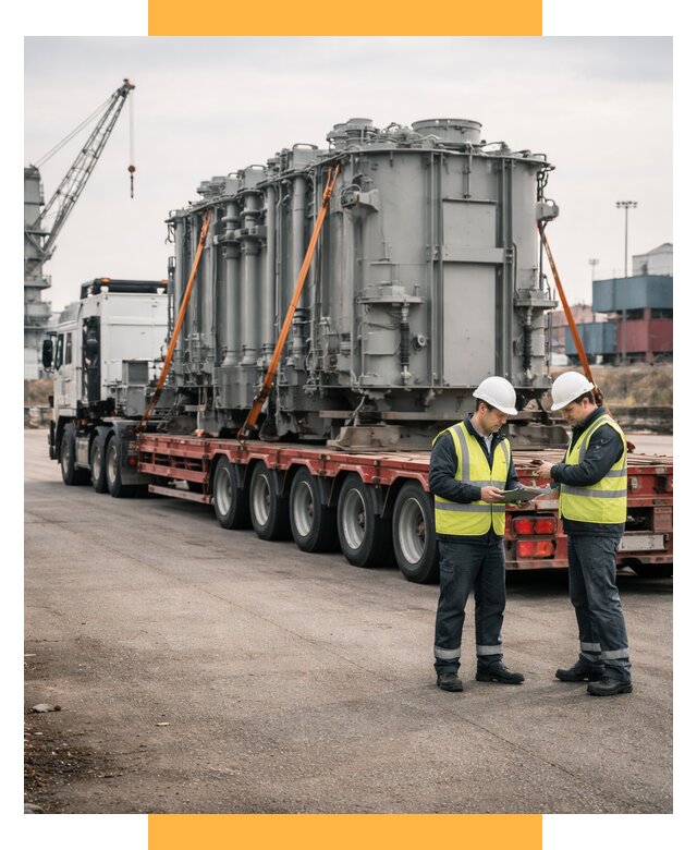 Перевозка негабаритных грузов под ключ от 122004 р., СетСервис-Тбл