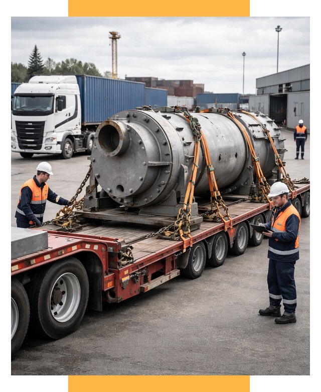 Перевозка тяжеловесных грузов под ключ от 152505 р. | СетСервис-Тбл