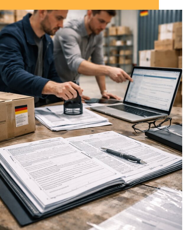 Таможенное оформление грузов из Германии от 9150 руб.