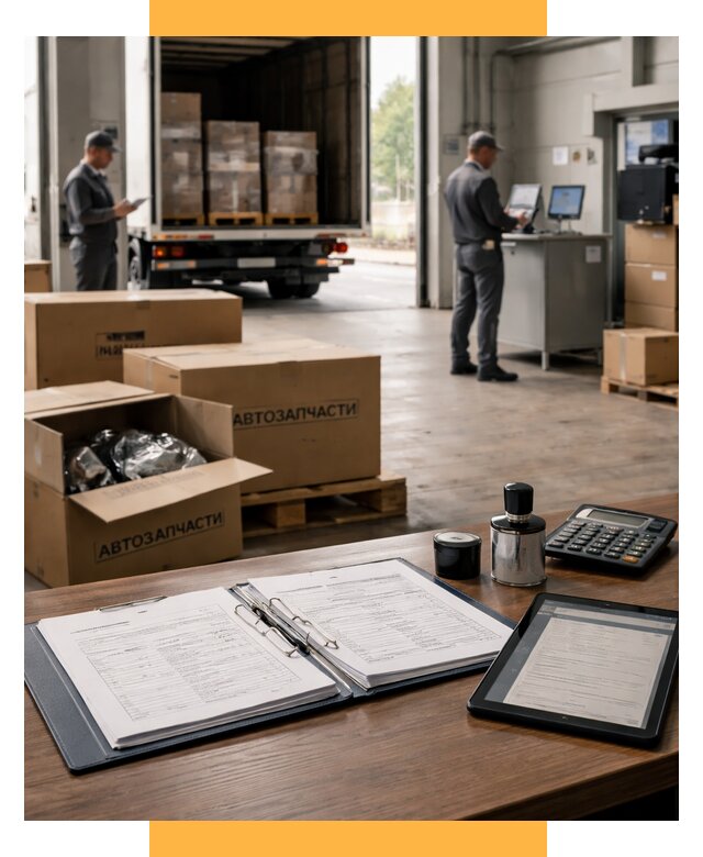 Таможенное оформление автозапчастей под ключ от 8642 р., СетСервис-Тбл